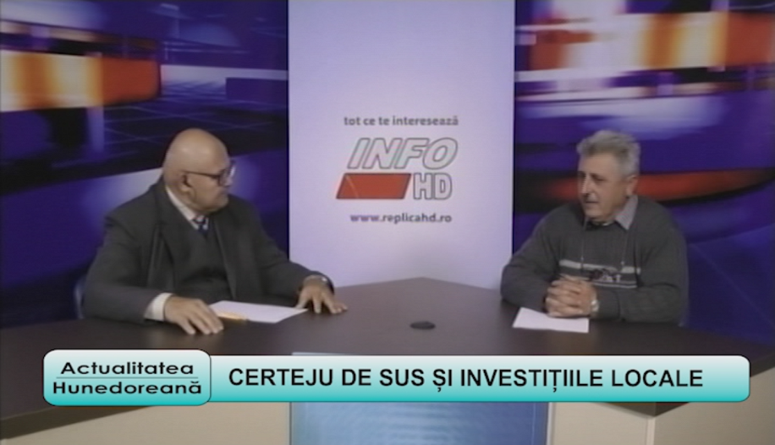 Certeju de Sus și investițiile locale Stiri din judetul Hunedoara