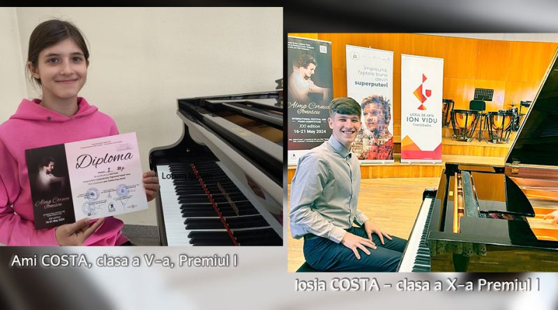 Rezultate excepționale pentru pianiștii de la Liceul de Arte „Sigismund Toduță” din Deva, la un concurs internațional de prestigiu