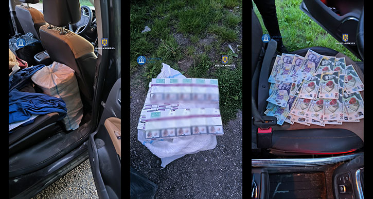 Țigarete de contrabandă, descoperite în mașina unui bărbat din Hațeg