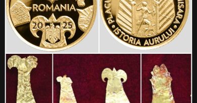 „Moment deosebit pentru Geoagiu”. BNR lansează o nouă monedă din aur 