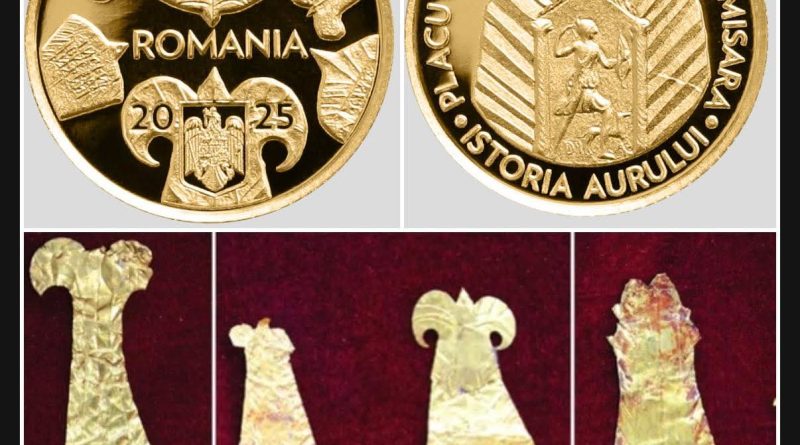 „Moment deosebit pentru Geoagiu”. BNR lansează o nouă monedă din aur 