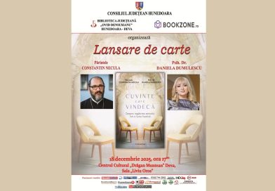 Cuvinte care vindecă”: Părintele Constantin Necula și psihologul Daniela Dumulescu își lansează noua carte la Deva