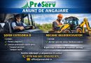 SC PROSERV SA angajează șofer categoria D și mecanic buldoexcavator
