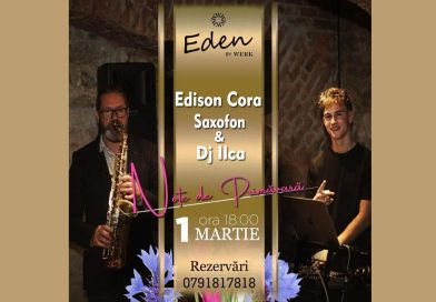 Note de primăvară la Eden by Werk: seară specială cu saxofon live și DJ, pe 1 martie