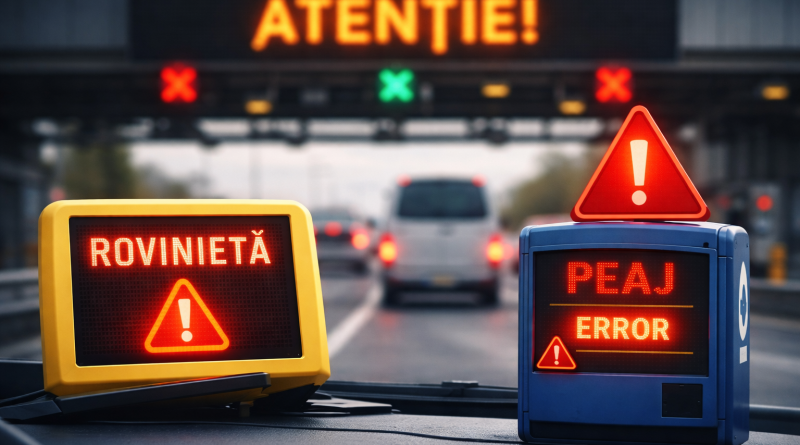Emiterea rovinietei și plata peajului vor fi afectate temporar pe 28 februarie