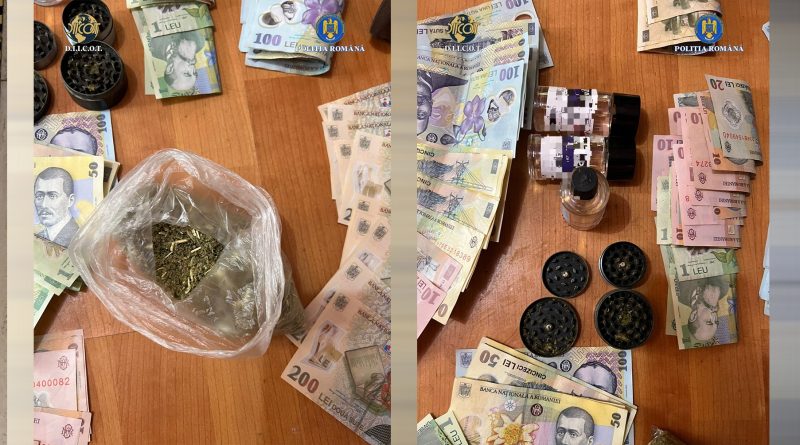 Droguri și materiale de trafic confiscate de polițiști în Hunedoara, în urma unor percheziții