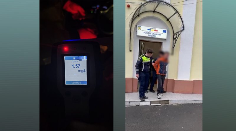 Cu o alcoolemie de 1,57, s-a crezut zmeu la volan