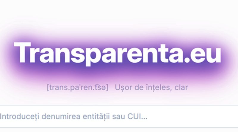 Transparenta.eu, platforma care pune lupa pe banii publici din România