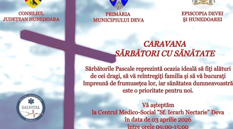 CARAVANA „SĂRBĂTORI CU SĂNĂTATE”