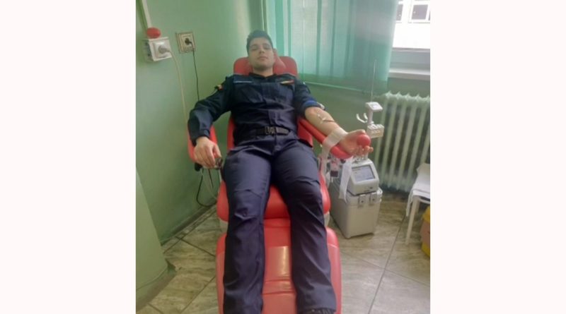 JANDARMII HUNEDORENI AU DONAT SÂNGE
