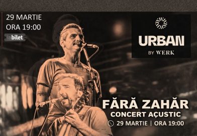 Concert „Fără Zahăr” la Hunedoara. Seară de umor și muzică live la Urban by Werk