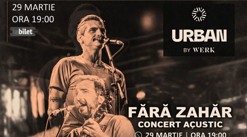 Concert „Fără Zahăr” la Hunedoara. Seară de umor și muzică live la Urban by Werk