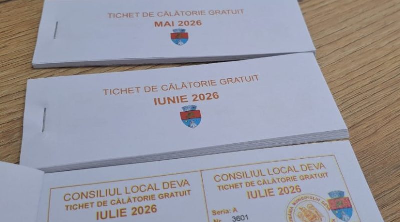 Important pentru pensionarii și alte categorii beneficiare de tichete gratuite de transport din Deva!