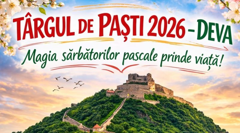 La Deva, magia sărbătorilor pascale prinde viață la Târgul de Paști 2026