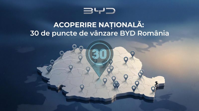 BYD ajunge mai aproape de șoferii din Deva: centru complet de vânzări și service deschis în Deva