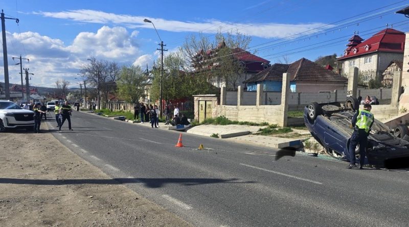 TREI ACCIDENTE ÎNTR-O ZI, ÎN JUDEȚ