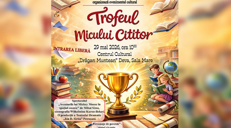 „Trofeul Micului Cititor” aduce din nou magia lecturii la Deva. Biblioteca Județeană își premiază cei mai fideli tineri cititori