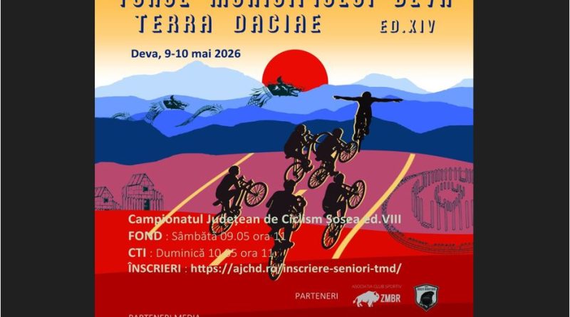 Închideri și restricții de circulație în perioada Turului Municipiului Deva – Terra Daciae, competiție ciclistă
