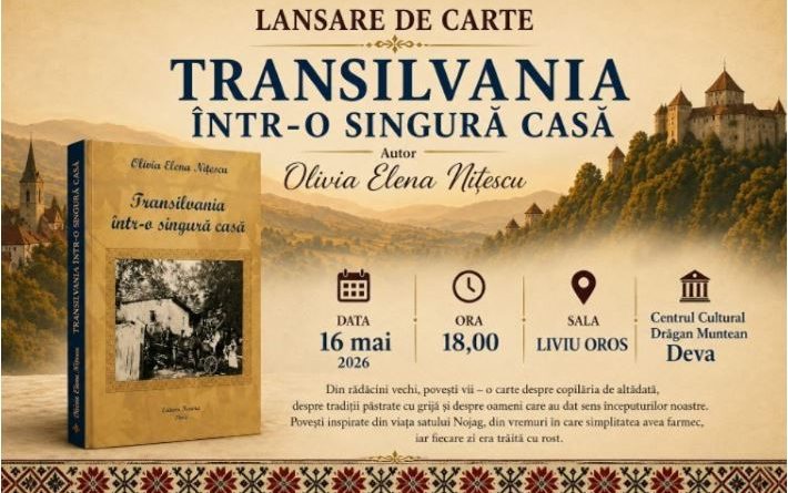 Lansare de carte la Deva: Nojag și memoria Transilvaniei, într-un volum-document
