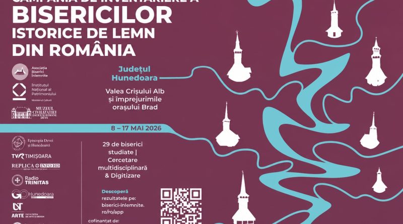 O echipă de tineri specialiști pornește în campanie de cercetare a bisericilor istorice de lemn din județul Hunedoara