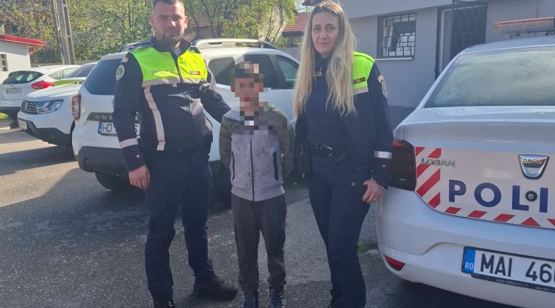 Copilul de 11 ani din Petrila a fost găsit. Peste 100 de polițiști au participat la căutări
