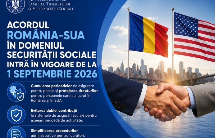 Românii care au muncit în SUA își vor putea cumula pensia din 1 septembrie 2026