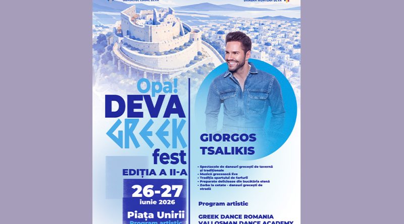 Spiritul Greciei revine la Deva:  muzică, dans și tradiție elenă la ,,Deva Greek Fest”, ediția a doua