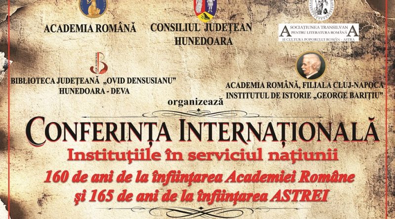 INSTITUȚIILE ÎN SERVICIUL NAȚIUNII