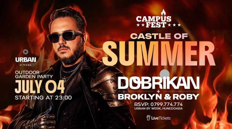 Dobrikan aduce atmosfera NUBA și LOFT la Hunedoara. Urban by Werk găzduiește una dintre cele mai așteptate petreceri ale verii