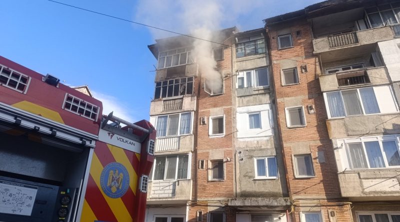INCENDIU LA ANINOASA
