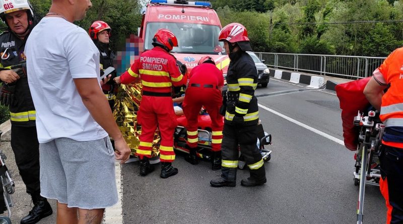ACCIDENT LA INTRAREA ÎN PETROȘANI