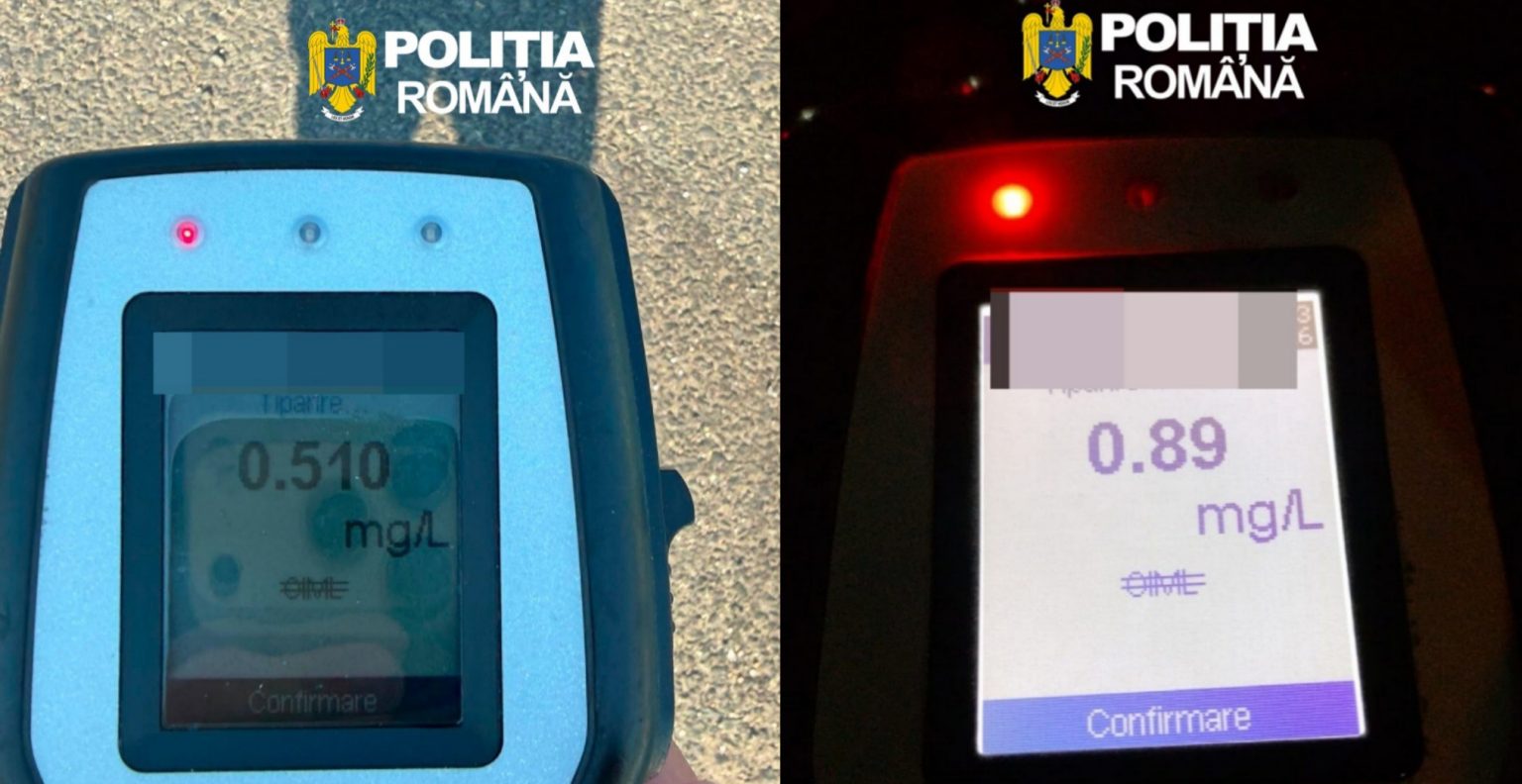 Șofer reținut după ce a fost prins de două ori băut la volan în același weekend