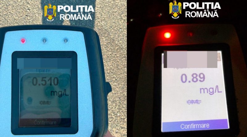 Șofer reținut după ce a fost prins de două ori băut la volan în același weekend