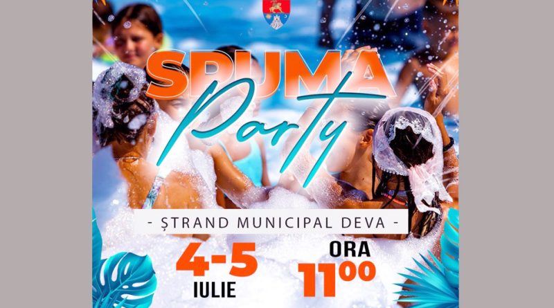 Două zile de spumă la Ștrandul Deva Două zile de spumă la Ștrandul Deva