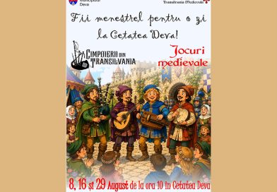 Copiii sunt invitați să descopere Evul Mediu în Cetatea Devei. Trei evenimente interactive în luna august Copiii sunt invitați să descopere Evul Mediu în Cetatea Devei. Trei evenimente interactive în luna august