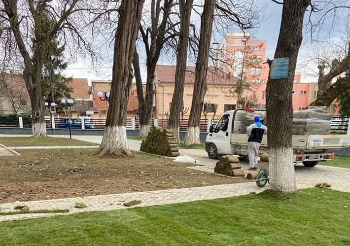Transformare radicală la Hațeg. Parcul Central și zeci de spații verzi intră în reabilitare din fonduri europene