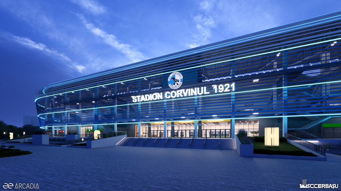 Primăria va cofinanța construirea noului stadion Corvinul Hunedoara 1921