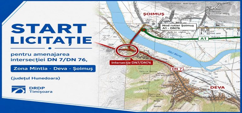 GIRATORIU LA PODUL CĂTRE ȘOIMUȘ