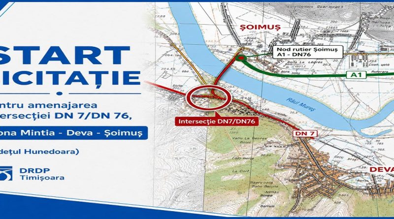 GIRATORIU LA PODUL CĂTRE ȘOIMUȘ