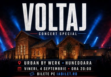 VOLTAJ vine la Hunedoara! Concert special la Urban by Werk, pe 4 septembrie