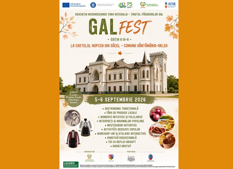 GAL FEST ajunge pentru prima dată la Castelul Nopcsa. Ce pot vedea turiștii în acest weekend