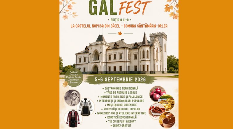 GAL FEST ajunge pentru prima dată la Castelul Nopcsa. Ce pot vedea turiștii în acest weekend