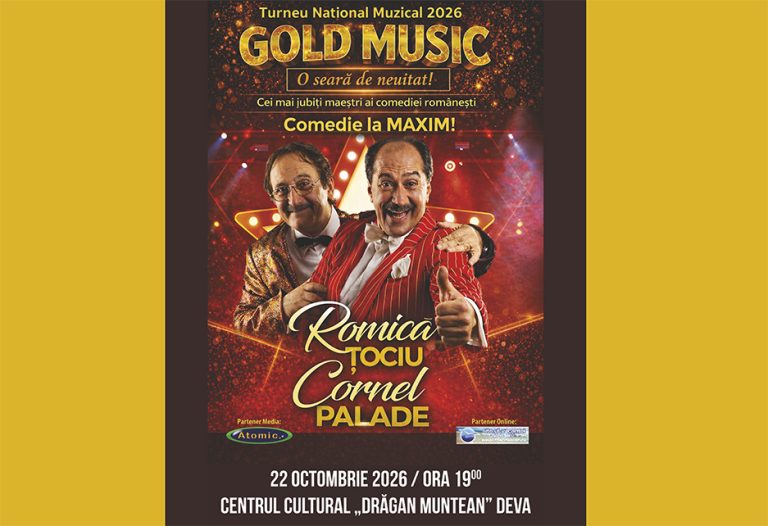„COMEDIE LA MAXIM!” – Romică Țociu și Cornel Palade ajung la Deva