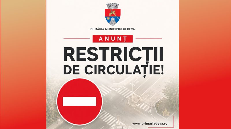 Închideri de circulație la Deva cu ocazia desfășurării evenimentului ,,Citadela E-Bike și Citadela XCM”
