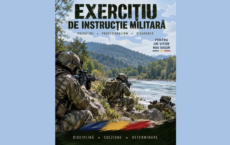 Aproape o săptămână de instruire militară în zona râului Mureș, la Deva