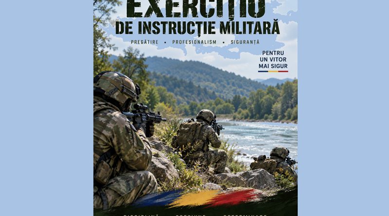 Aproape o săptămână de instruire militară în zona râului Mureș, la Deva