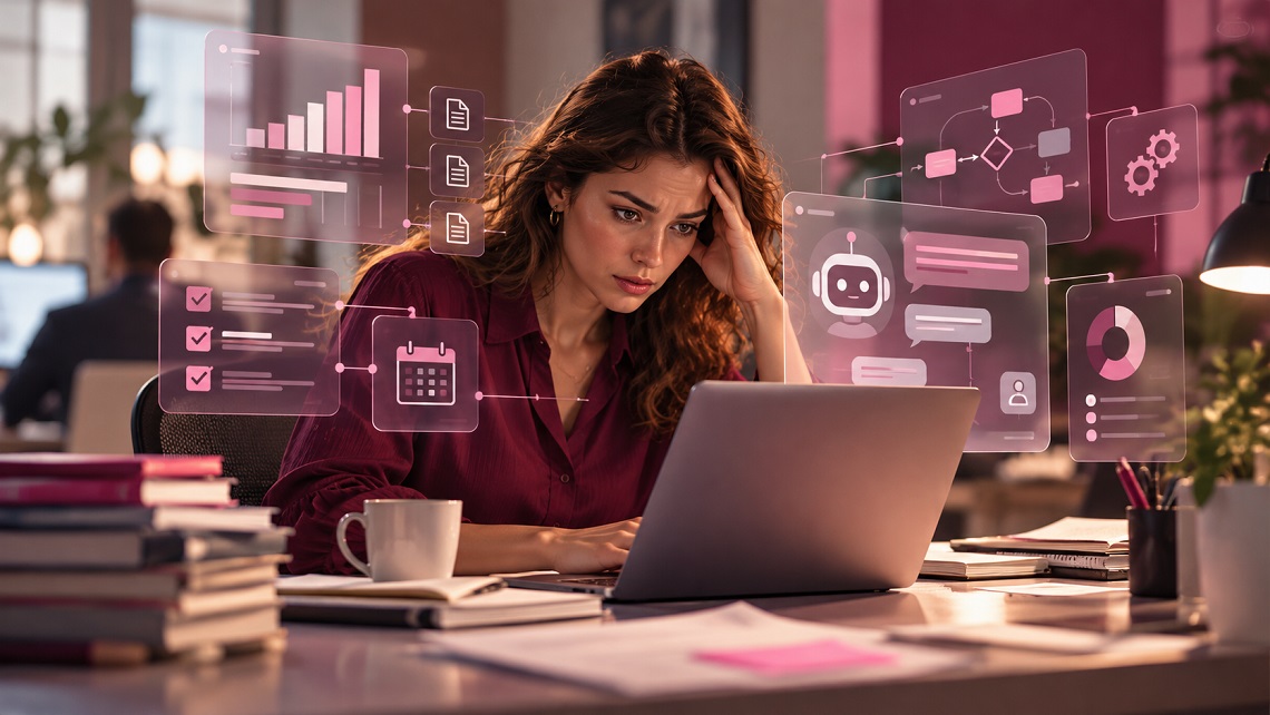 Inteligența artificială aduce și mai multă presiune la job. 86% dintre angajații români ar lua în calcul să plece dacă firma le ignoră starea de bine
