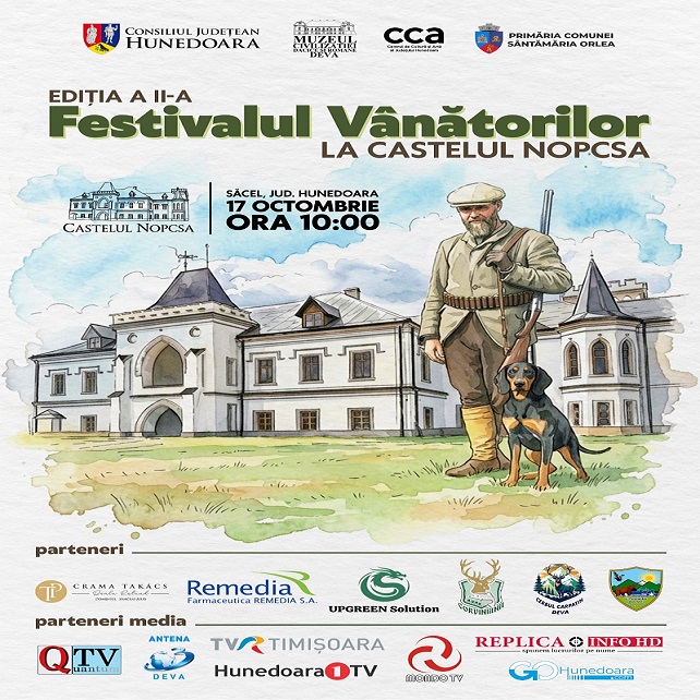 Festivalul Național al Vânătorilor – ediția a II-a revine la Castelul Nopcsa – Săcel